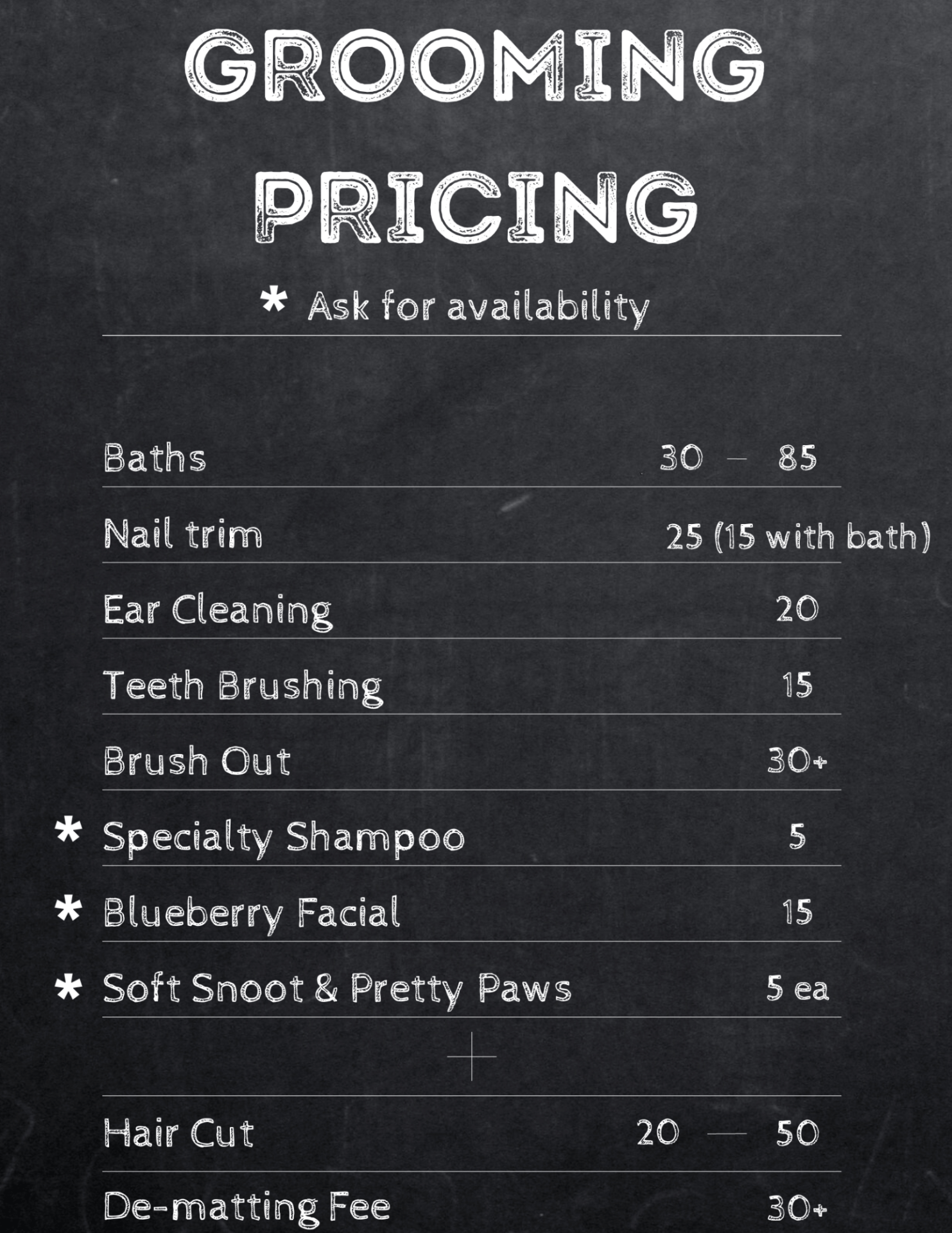 Grooming Services Littleton